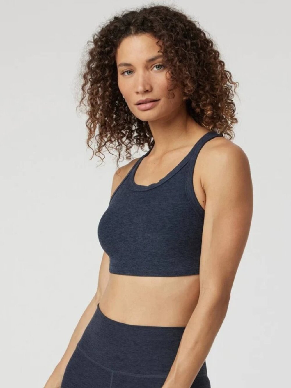 Vuori Midnight Blue Elevation Racer Sports Bra M